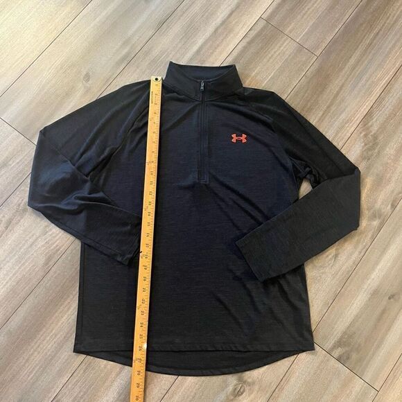 Under Armour Black Athletic Workout Zipup Jacket Men Large - Picture 3 of 6